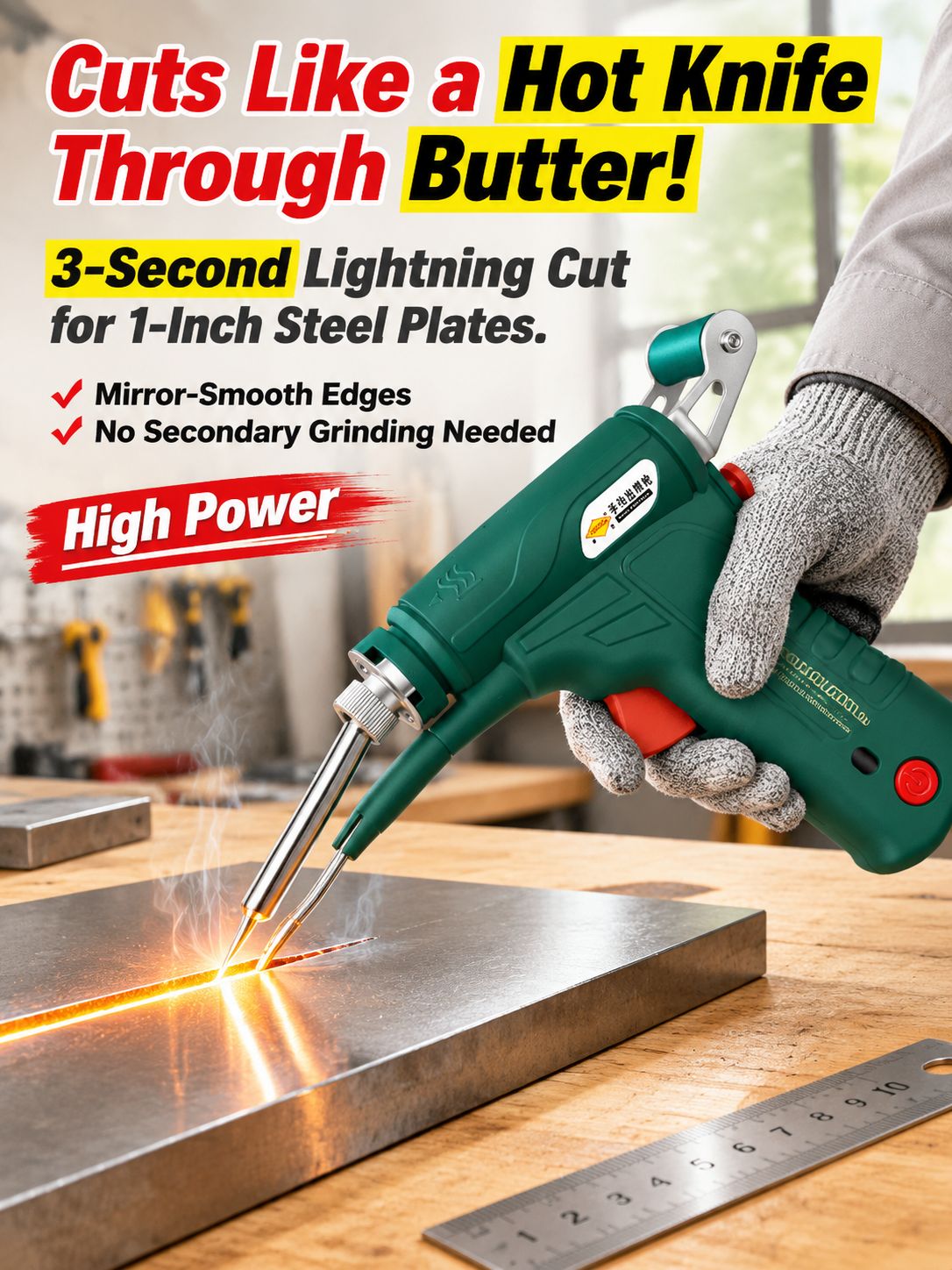 Portable 5-in-1 AI Laser Welding Gun: 3s Cutting, 5s Repair, 10s Rust Removal！