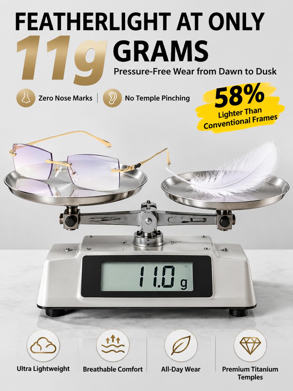 Ditch the extra pairs: Real-time, auto-focus smart glasses that adapt to your vision instantly.