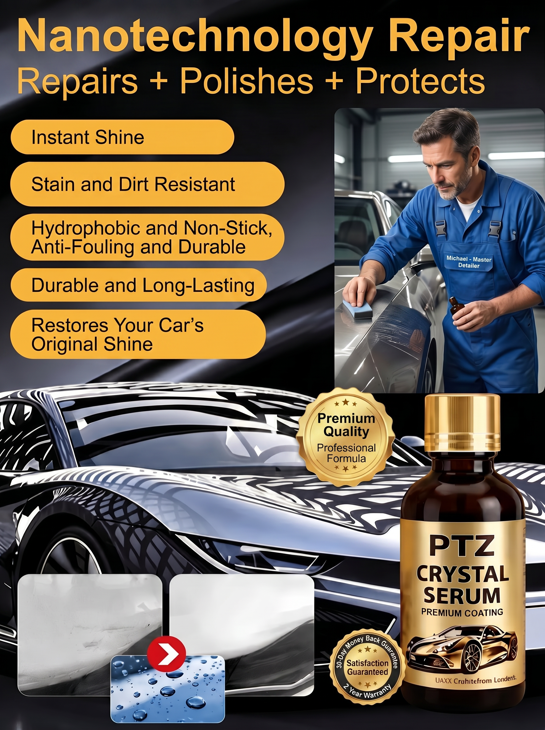 Car Scratch Repair Coating Gloss Maintenance Liquid