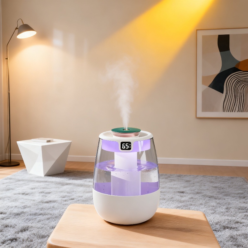 Large Capacity USB Humidifier with Double Spray Design for Home, Office, Bedroom, Dormitory, Outdoor