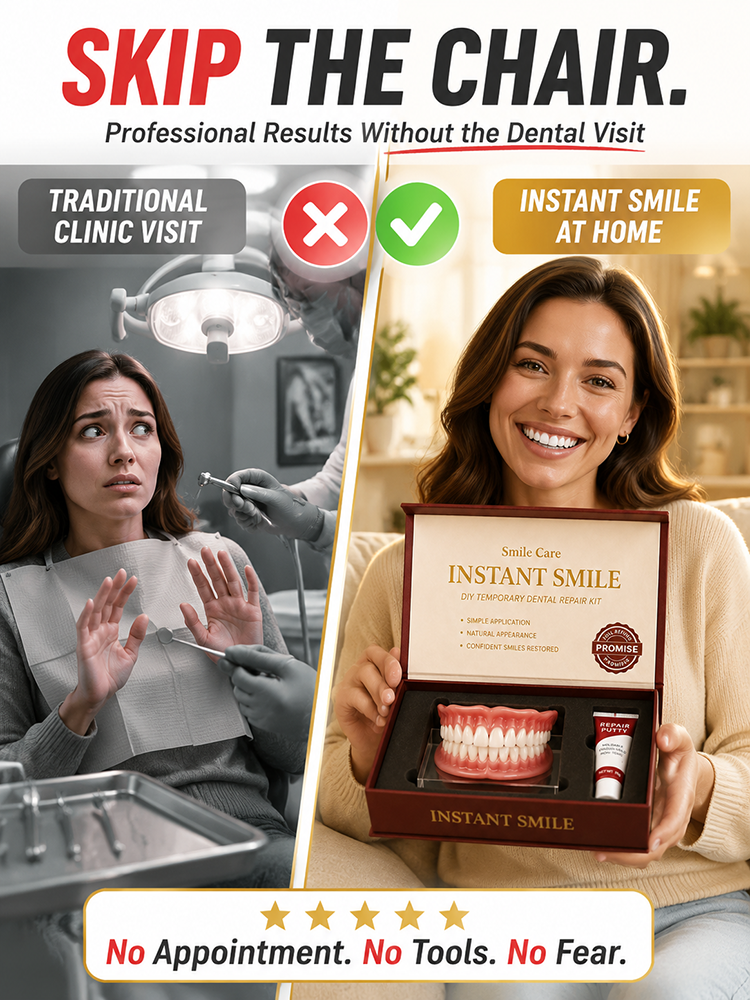 [Show Off Your Confident Smile] Full Set of Upper and Lower Dentures