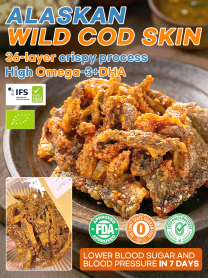 【Fresh and Crunchy】Spicy and Crispy Cod Skin