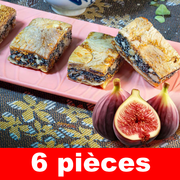  Fig, Black Sesame and Walnut Sandwich Pie