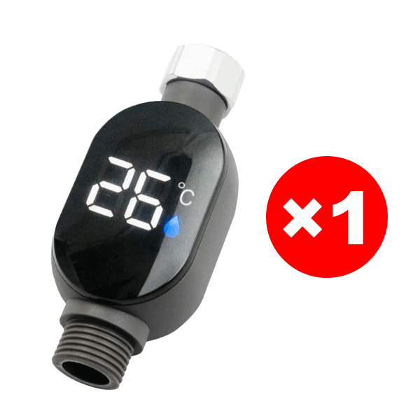 【0 electricity bill】Shower head LED temperature display
