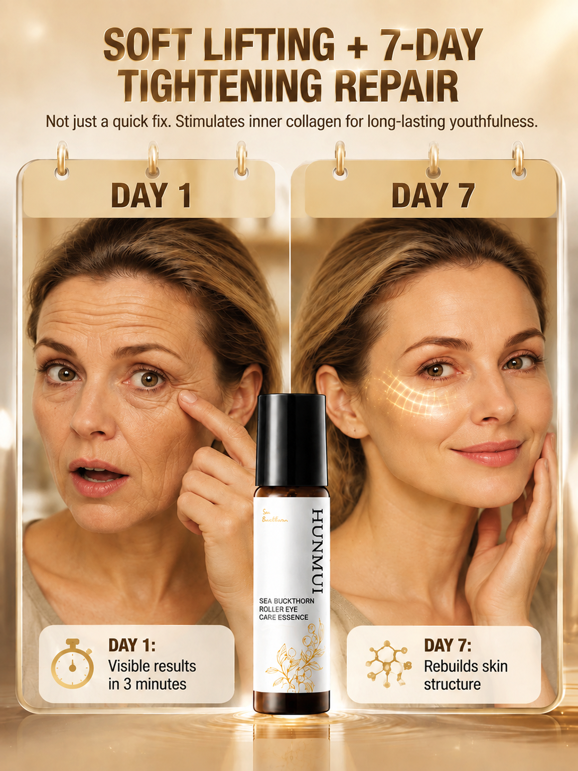 ✨ Anti-Wrinkle Eye Roller Cream | Smooths Fine Lines | Hydrates & Lifts ✨