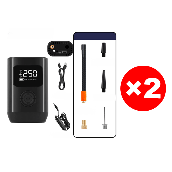 Never Get Stranded Again! 3-in-1 Car Tool: Jump Starter + Tire Inflator + Power Bank