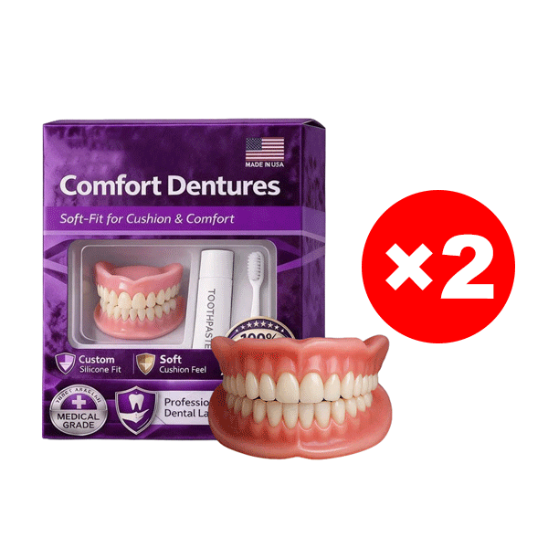 【Save $5,000 NOT Going to Dentists】Smart Silicone Teeth | Patented University Tech
