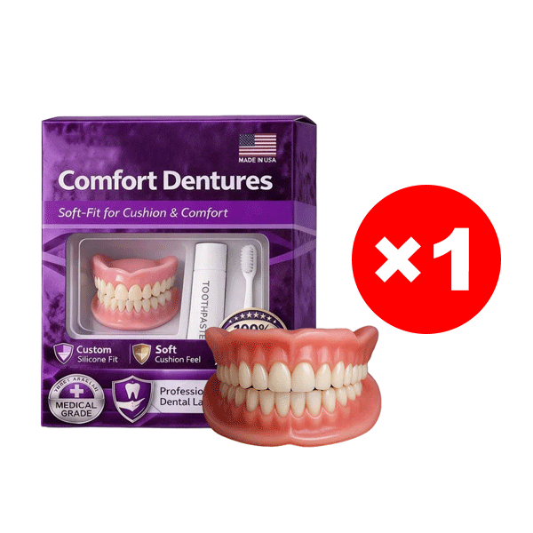 【Save $5,000 NOT Going to Dentists】Smart Silicone Teeth | Patented University Tech