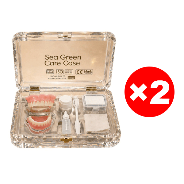 【Recreate the Bite Feeling of Being 20】Confident Smile Luxury Denture Set