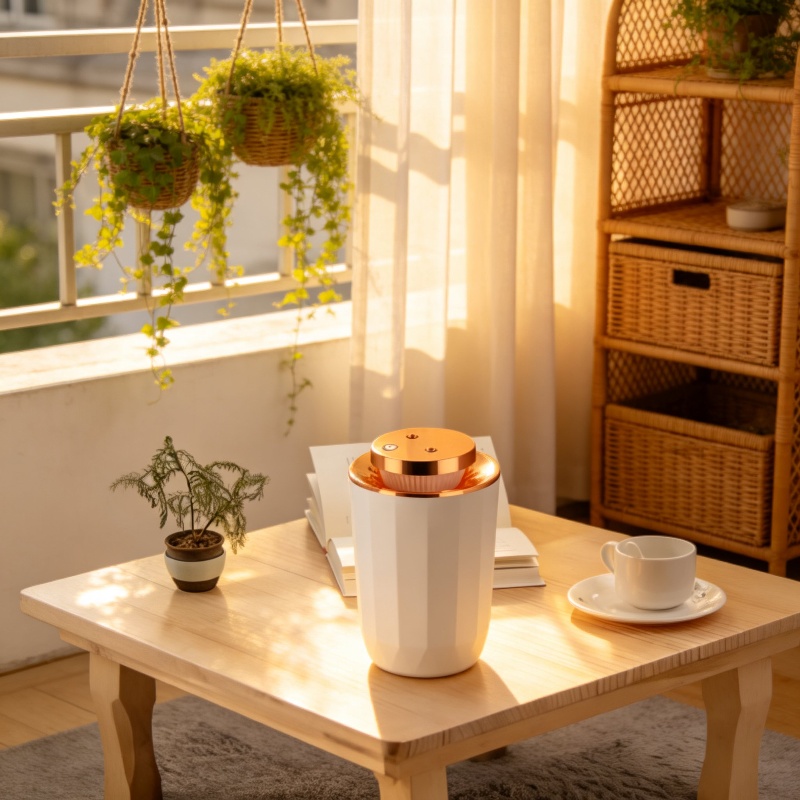 Multifunctional Locomotive-style Humidifier with Aroma Diffuser and Air Purifier