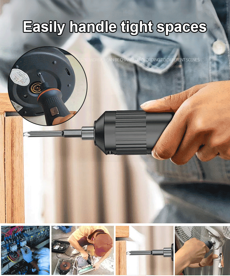 [1000 screws per charge] Screwdriver set 35 pieces