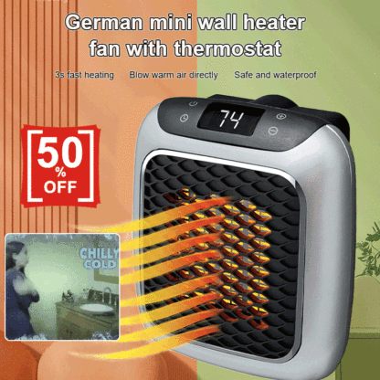 Wall-mounted heater