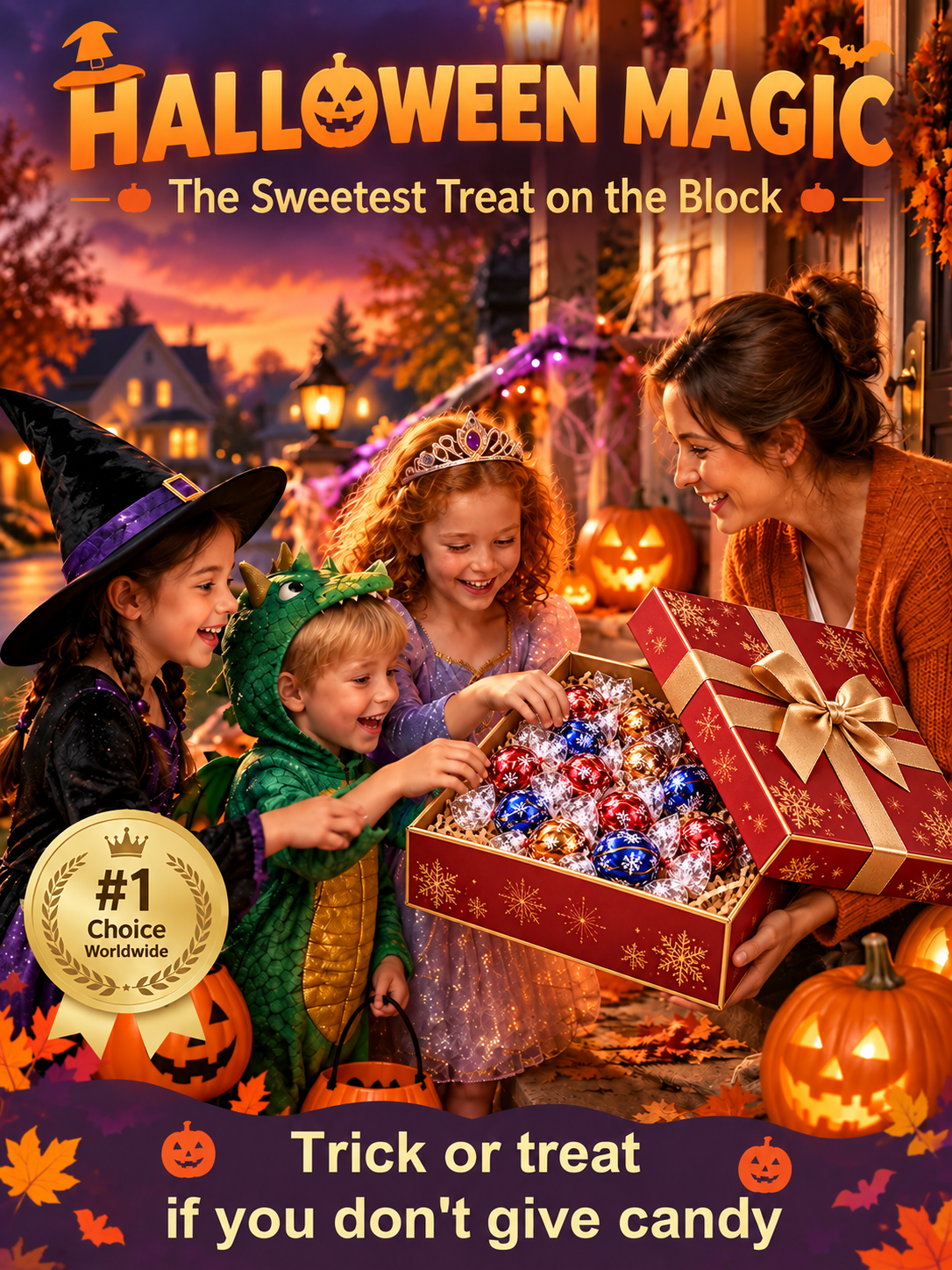 Premium Swiss silky milk chocolate with a soft center