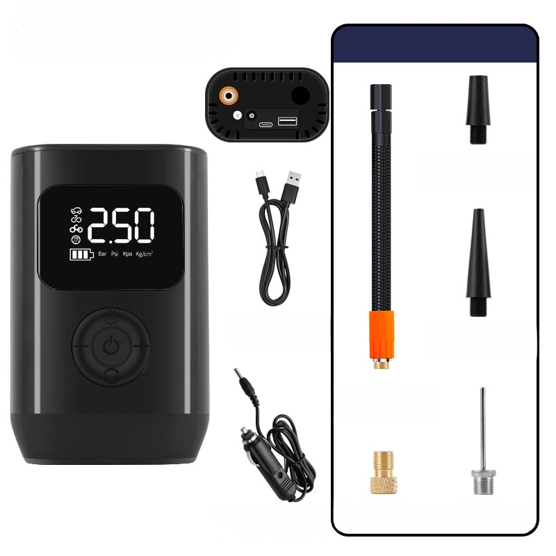 Never Get Stranded Again! 3-in-1 Car Tool: Jump Starter + Tire Inflator + Power Bank