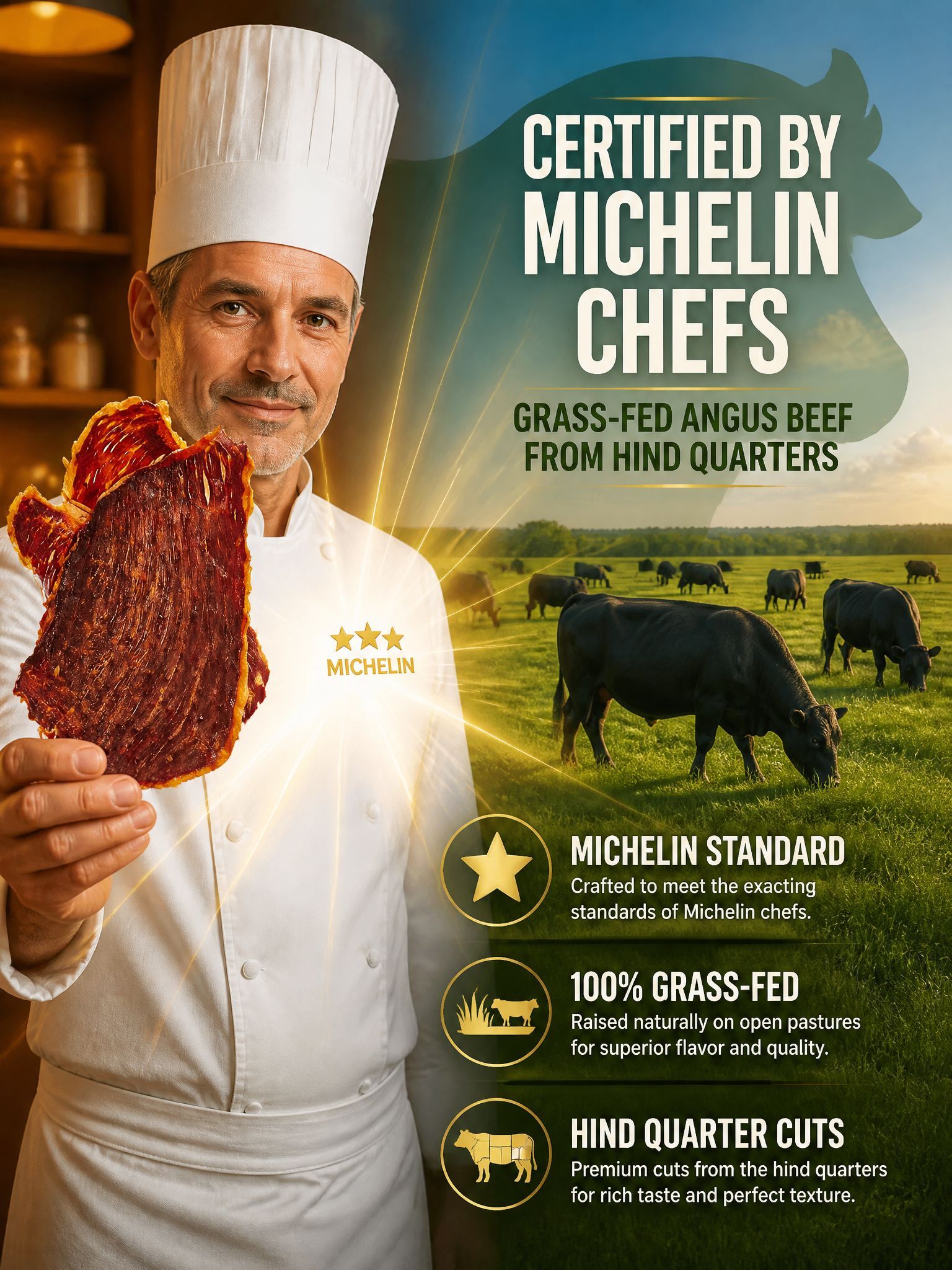 Angus beef crisps
