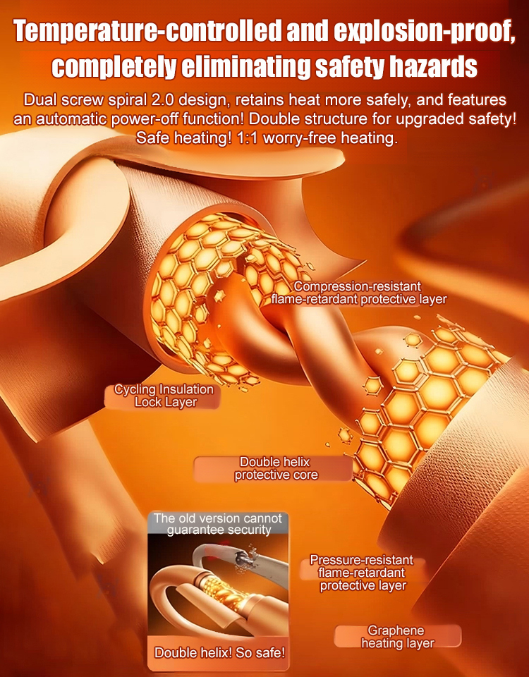 Quick-Warm Smart Electric Ski Gloves