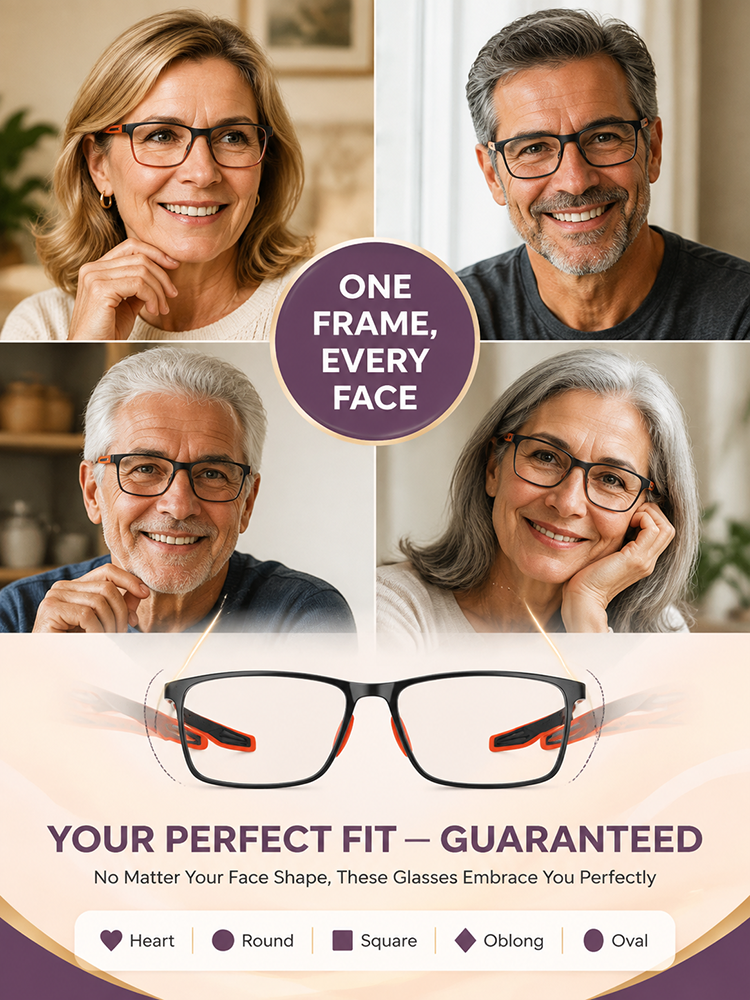 Comfortable, Blue Light-Blocking, High-Definition Reading Glasses