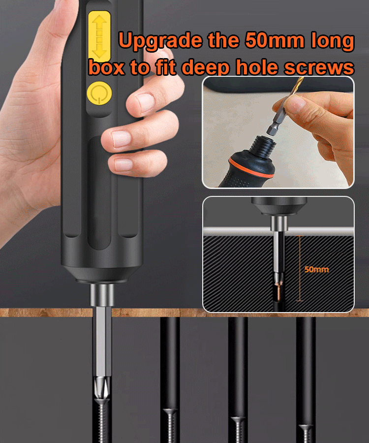 [1000 screws per charge] Screwdriver set 35 pieces