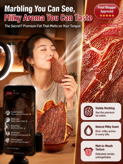 Angus beef crisps