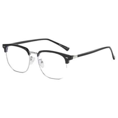 Auto-Focus Eyeglasses with Adjustable Eyebrow Frame and Blue Light Blocking for Presbyopia