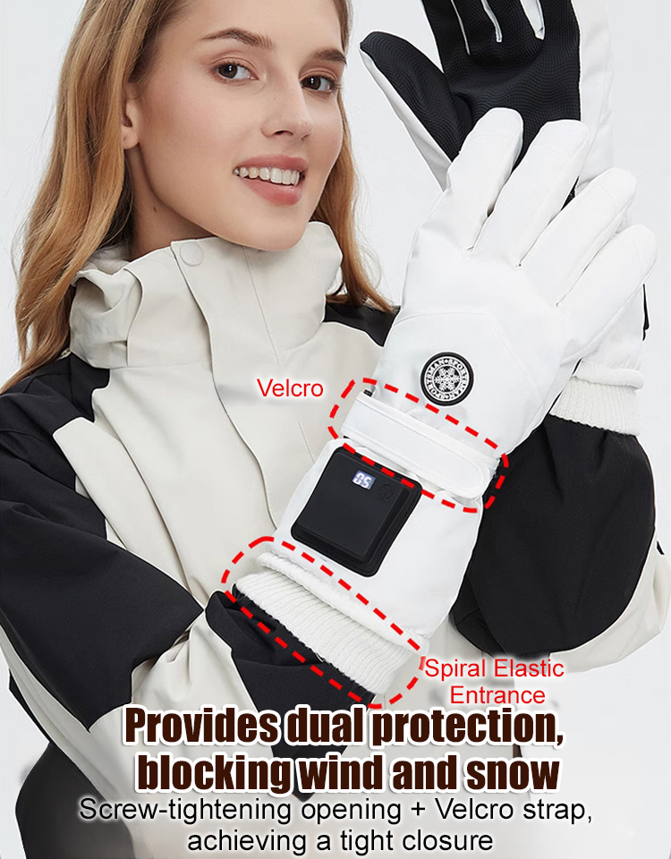 Quick-Warm Smart Electric Ski Gloves