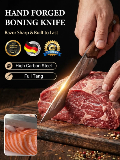Upgrade of hand-forged boning knife