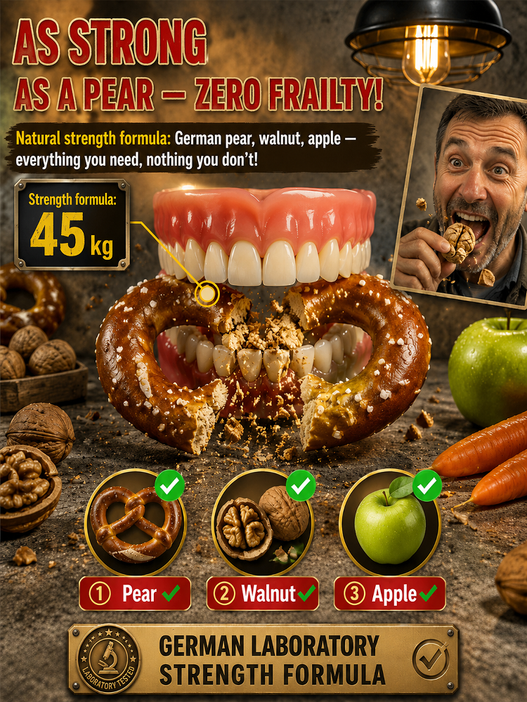 【Recreate the Bite Feeling of Being 20】Confident Smile Luxury Denture Set