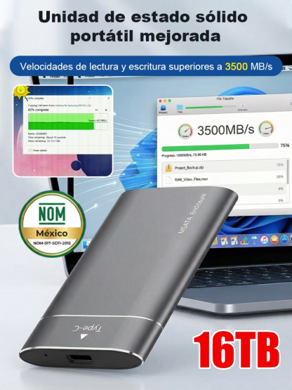 Unidad de estado sólido portátil mejorada