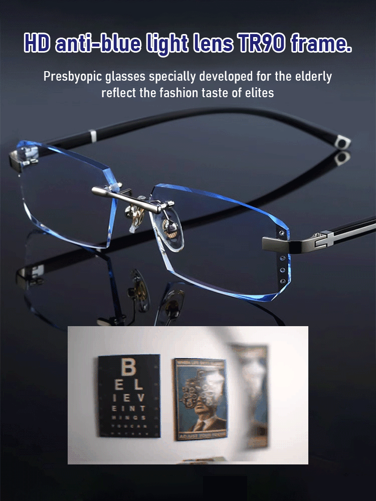 Smart zoom photochromic reading glasses