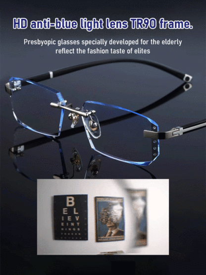 Smart zoom photochromic reading glasses