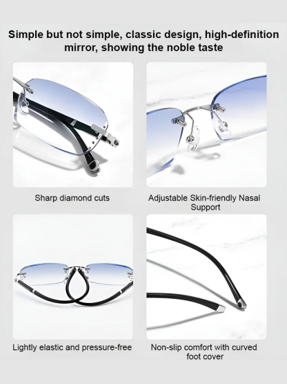 Smart zoom photochromic reading glasses
