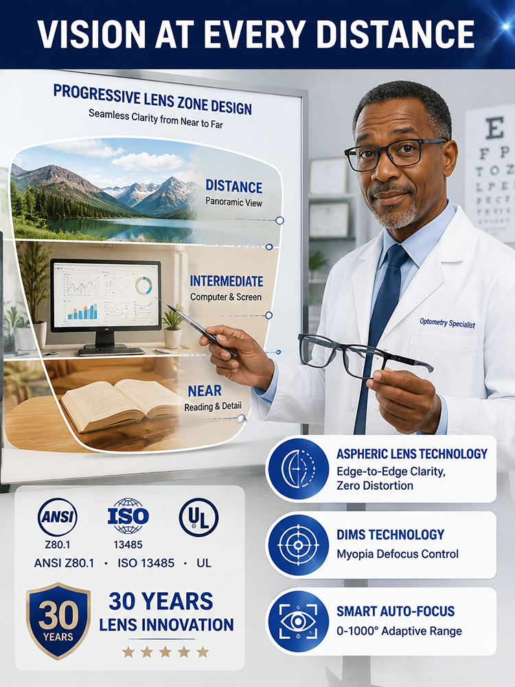 Comfortable, Blue Light-Blocking, High-Definition Reading Glasses