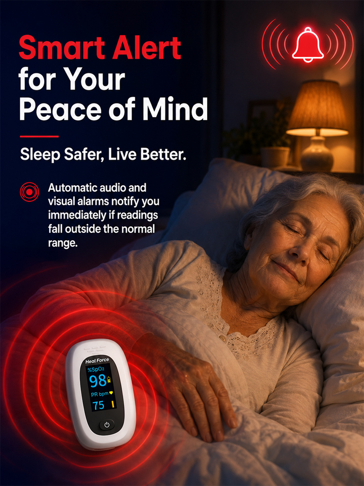 Home-use device for measuring heart rate, pulse rate and blood oxygen level
