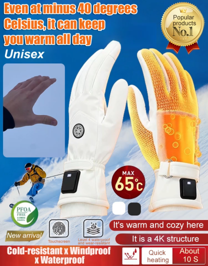 Quick-Warm Smart Electric Ski Gloves