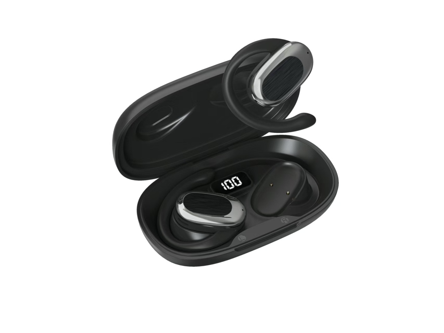 Wireless Bluetooth headset without ear hook