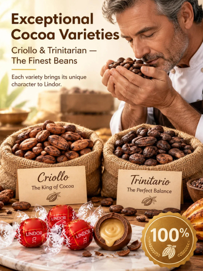 Premium Swiss silky milk chocolate with a soft center