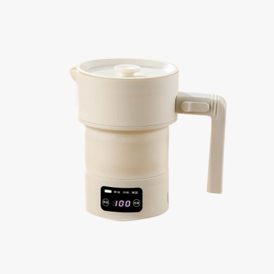 Hervidor eléctrico mini plegable de viaje de acero inoxidable
