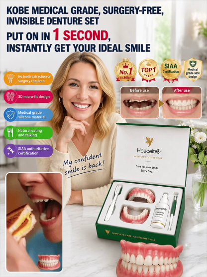 [Perfect Fit with 1:1 Replication] The Top Choice for Custom Denture Sets