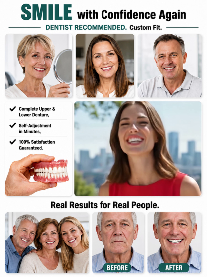 Comfortable Silicone Denture Set