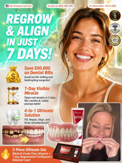 [Show Off Your Confident Smile] Full Set of Upper and Lower Dentures
