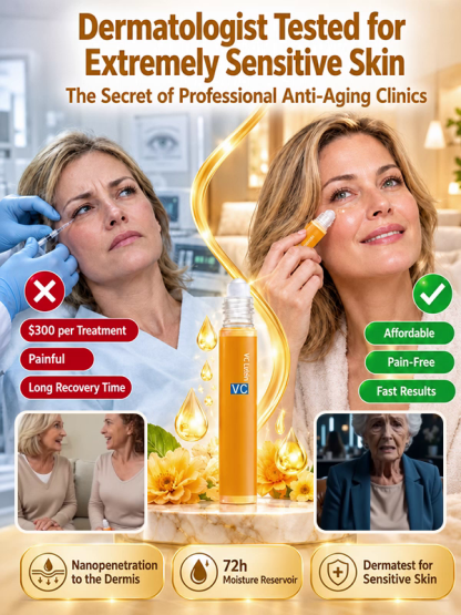 [Look 10 Years Younger in 3 Seconds] Lutein Eye Wrinkle-Reducing Serum