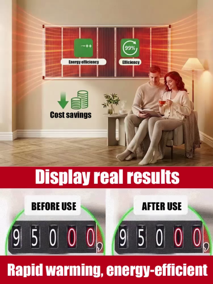 【5-Second Instant Heat】German High-Tech Graphene Wall Heater