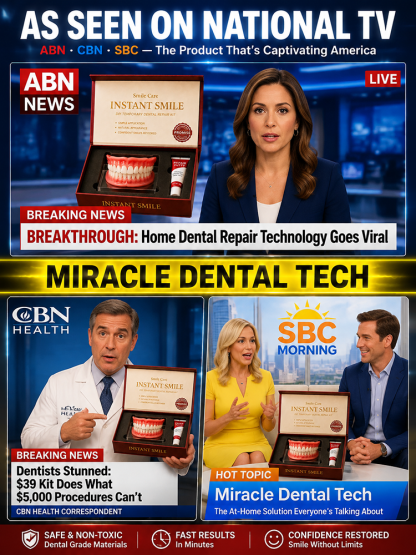 [Show Off Your Confident Smile] Full Set of Upper and Lower Dentures
