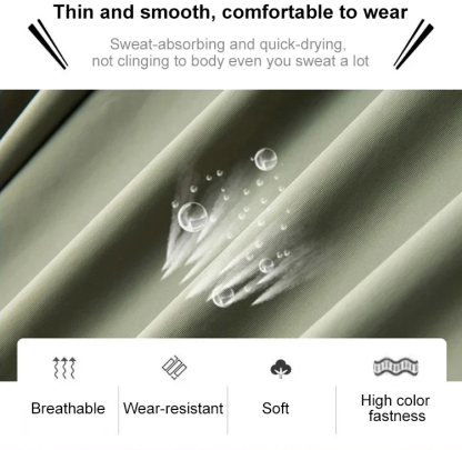 Summer ultra-thin breathable ice silk pants