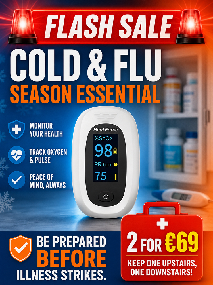 Home-use device for measuring heart rate, pulse rate and blood oxygen level