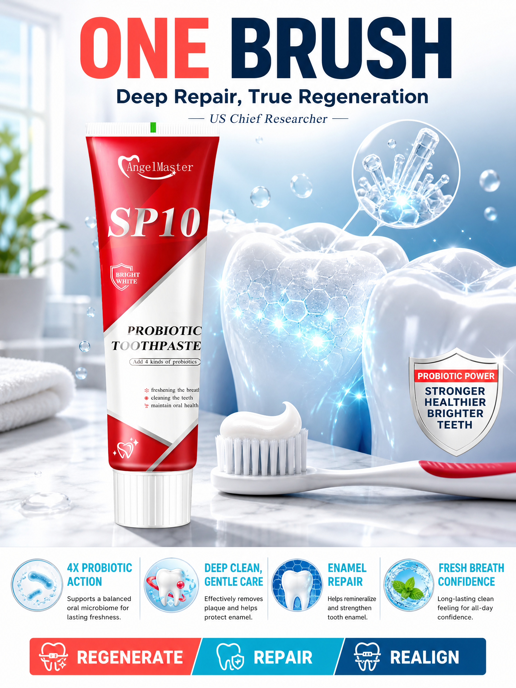 [Show Off Your Confident Smile] Full Set of Upper and Lower Dentures