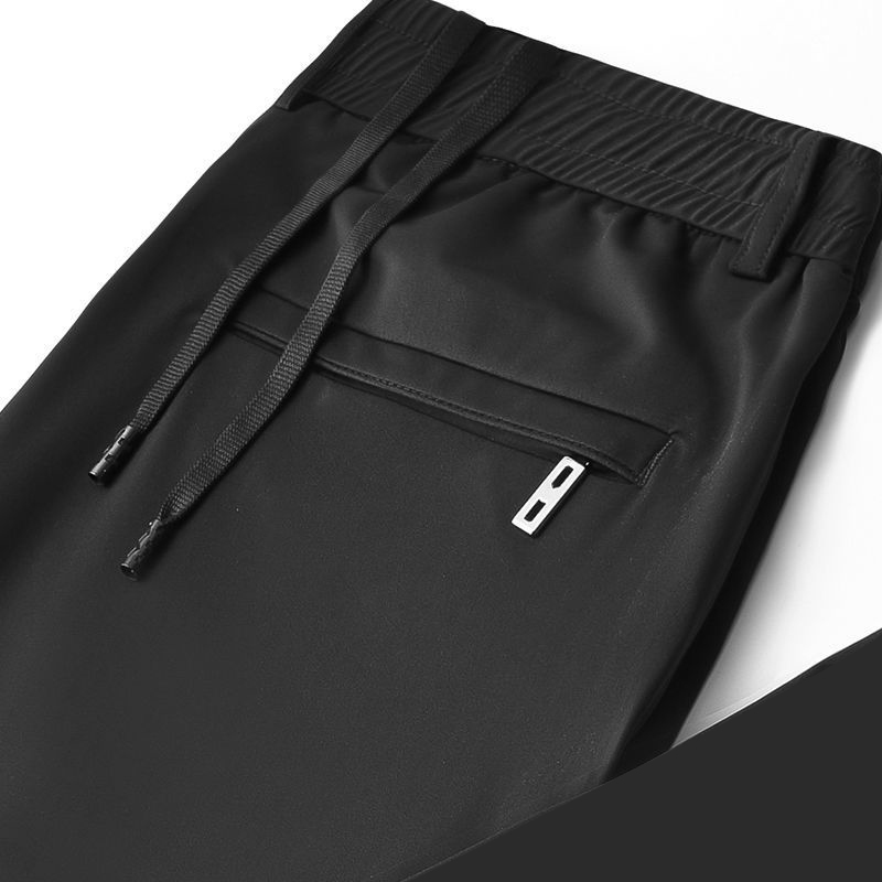 Summer ultra-thin breathable ice silk pants