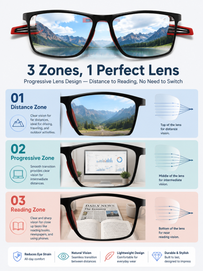 Comfortable, Blue Light-Blocking, High-Definition Reading Glasses