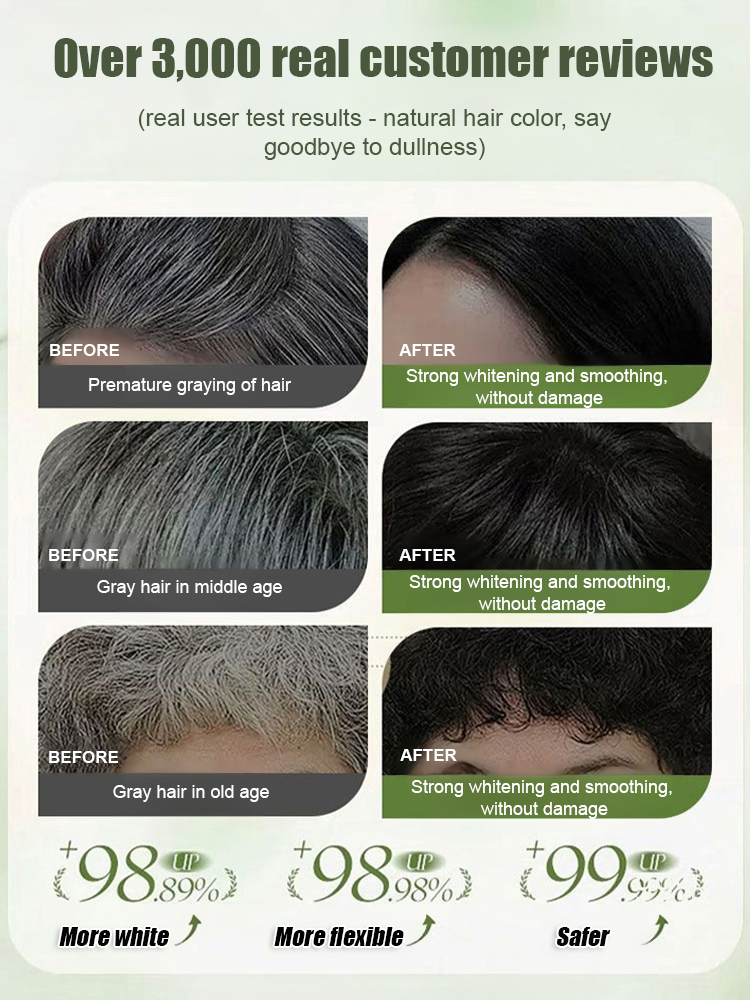 【Buy One Get One Free】Crystal Plant Extract Essential Oil Hair Dye