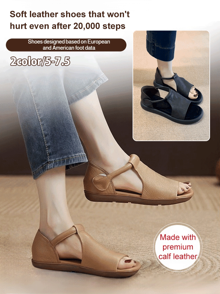 Handmade leather sandals